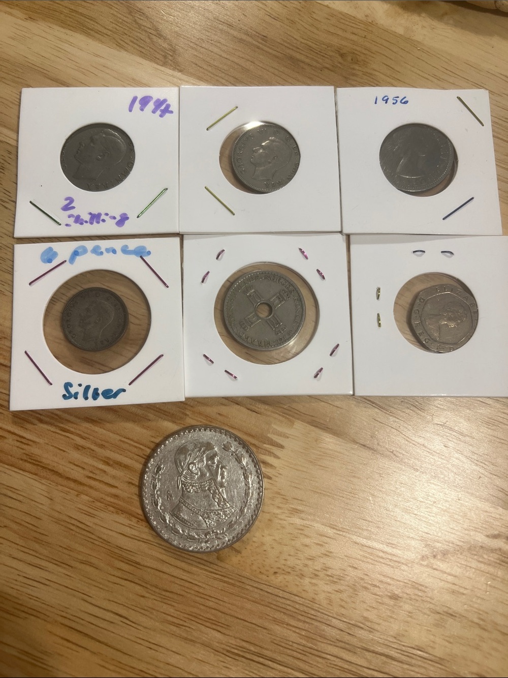 Vintage World Coin Lot - Assorted Silver coins